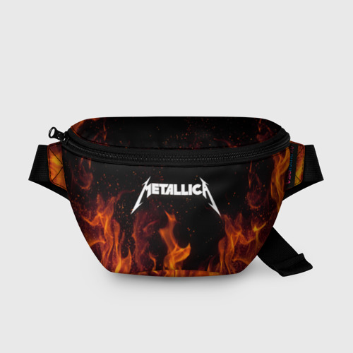 Поясная сумка 3D Metallica fire