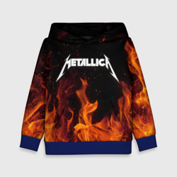 Детская толстовка 3D Metallica fire