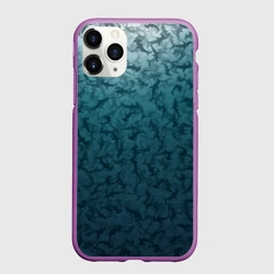 Чехол для iPhone 11 Pro матовый Акулы-молоты