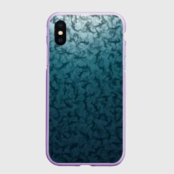 Чехол для iPhone XS Max матовый Акулы-молоты