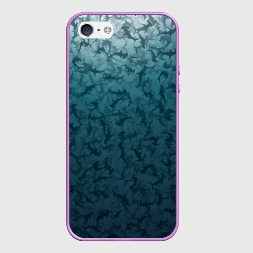 Чехол для iPhone 5/5S матовый Акулы-молоты