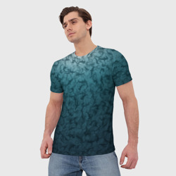 Мужская футболка 3D Акулы-молоты - фото 2