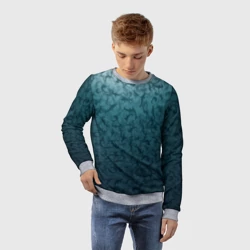 Детский свитшот 3D Акулы-молоты - фото 2