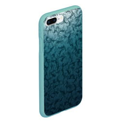 Чехол для iPhone 7Plus/8 Plus матовый Акулы-молоты - фото 2