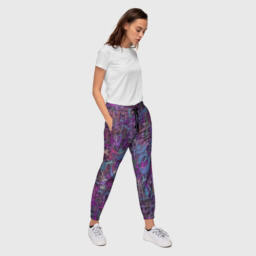 Женские брюки 3D Йога, цвет 3D печать - фото 5