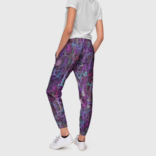 Женские брюки 3D Йога, цвет 3D печать - фото 4