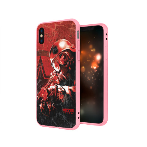 Чехол для Apple iPhone X силиконовый матовый Metro 2033 Фото 01 Чехол для Apple iPhone X силиконовый матовый Metro 2033 Фото 01