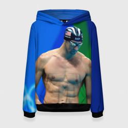 Женская толстовка 3D Michael Phelps