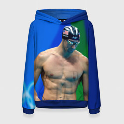 Женская толстовка 3D Michael Phelps