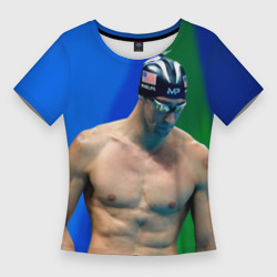 Женская футболка 3D Slim Michael Phelps