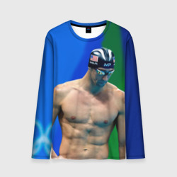 Мужской лонгслив 3D Michael Phelps