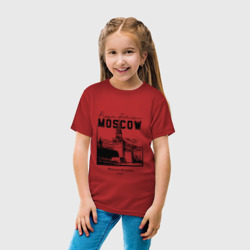 Детская футболка хлопок Москва, Кремль - фото 2