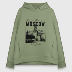 Женское худи Oversize хлопок Москва, Кремль