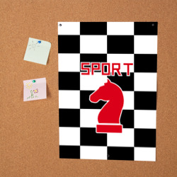 Постер Шахматы это спорт - фото 2