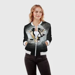 Женский бомбер 3D Хоккей 1 - фото 2