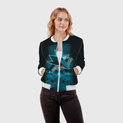 Женский бомбер 3D Хоккей 4 - фото 2