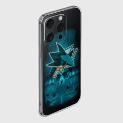 Чехол для iPhone 15 Pro силиконовый с защитой камеры Хоккей 4 - фото 2