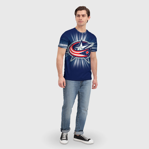 Мужская футболка 3D Хоккей 9 - фото 5