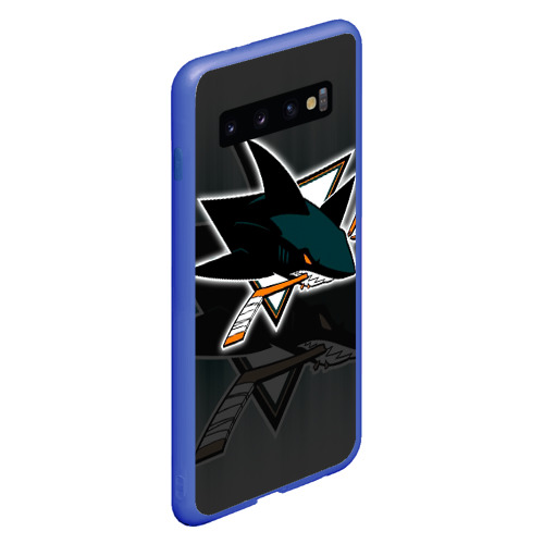Чехол для Samsung Galaxy S10 Хоккей 11, цвет синий - фото 3