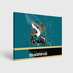 Холст прямоугольный San Jose Sharks