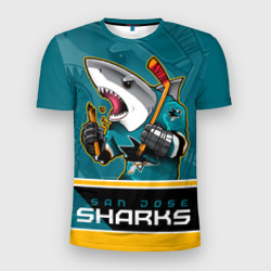 Мужская футболка 3D Slim San Jose Sharks