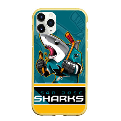 Чехол iPhone 11 Pro матовый San Jose Sharks