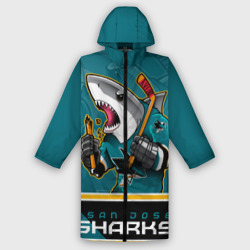 Мужской дождевик 3D San Jose Sharks