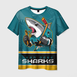 Мужская футболка 3D San Jose Sharks