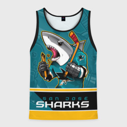 Мужская майка 3D San Jose Sharks