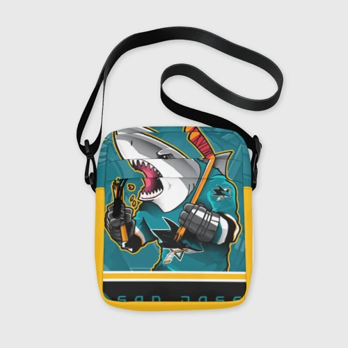 Сумка через плечо 3D San Jose Sharks