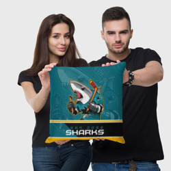 Подушка 3D San Jose Sharks - фото 2