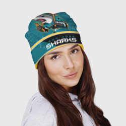 Шапка 3D San Jose Sharks - фото 2