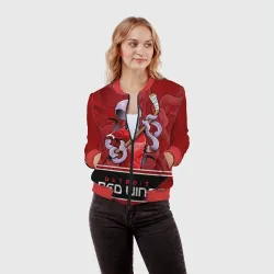 Женский бомбер 3D Detroit Red Wings - фото 2
