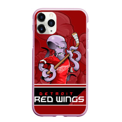 Чехол для iPhone 11 Pro Max матовый Detroit Red Wings