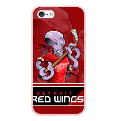 Чехол для iPhone 5/5S матовый Detroit Red Wings
