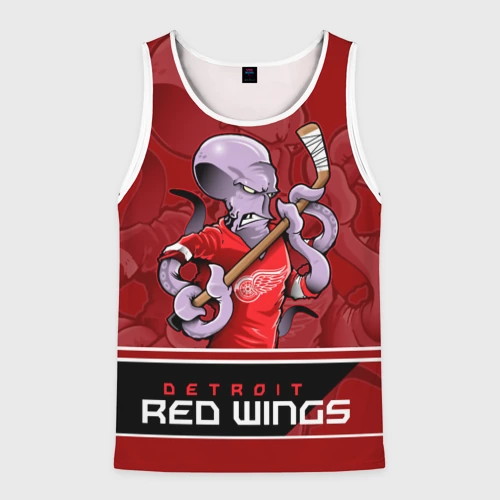 Мужская майка 3D Detroit Red Wings