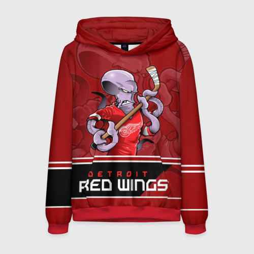 Мужская толстовка 3D Detroit Red Wings, цвет красный