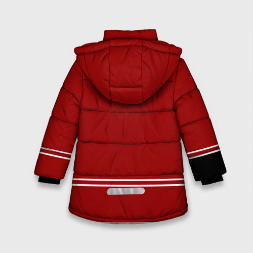 Зимняя куртка для девочек 3D Detroit Red Wings, цвет красный - фото 2