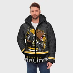 Мужская зимняя куртка 3D Boston Bruins - фото 3