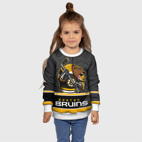 Детский свитшот 3D Boston Bruins, цвет 3D печать - фото 7