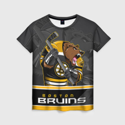 Женская футболка 3D Boston Bruins