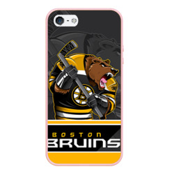 Чехол для iPhone 5/5S матовый Boston Bruins