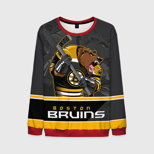 Мужской свитшот 3D Boston Bruins, цвет красный