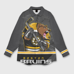 Женская рубашка oversize 3D Boston Bruins