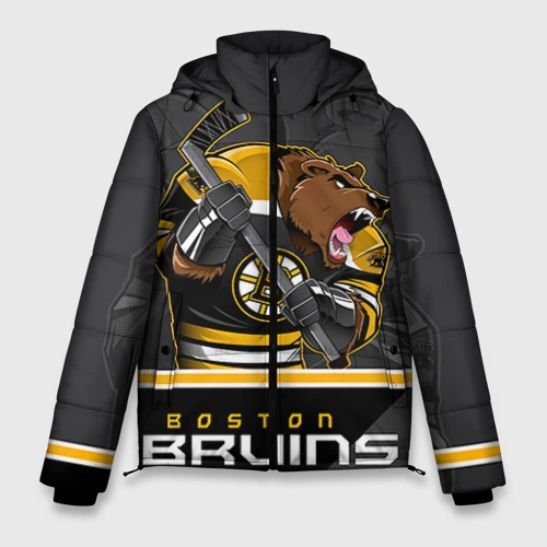 Мужская зимняя куртка 3D Boston Bruins