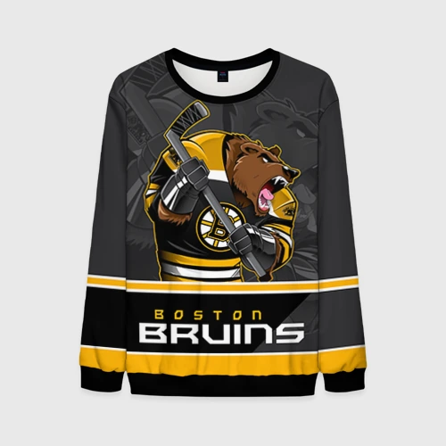 Мужской свитшот 3D Boston Bruins