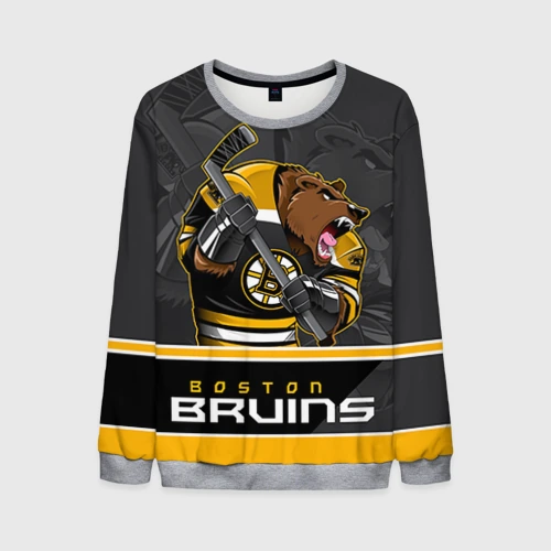 Мужской свитшот 3D Boston Bruins
