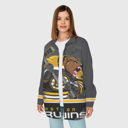 Женская рубашка oversize 3D Boston Bruins - фото 2