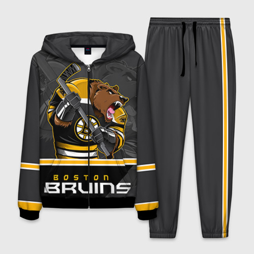 Мужской костюм 3D Boston Bruins, цвет черный