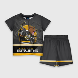 Boston Bruins – Детский костюм с шортами 3D с принтом купить